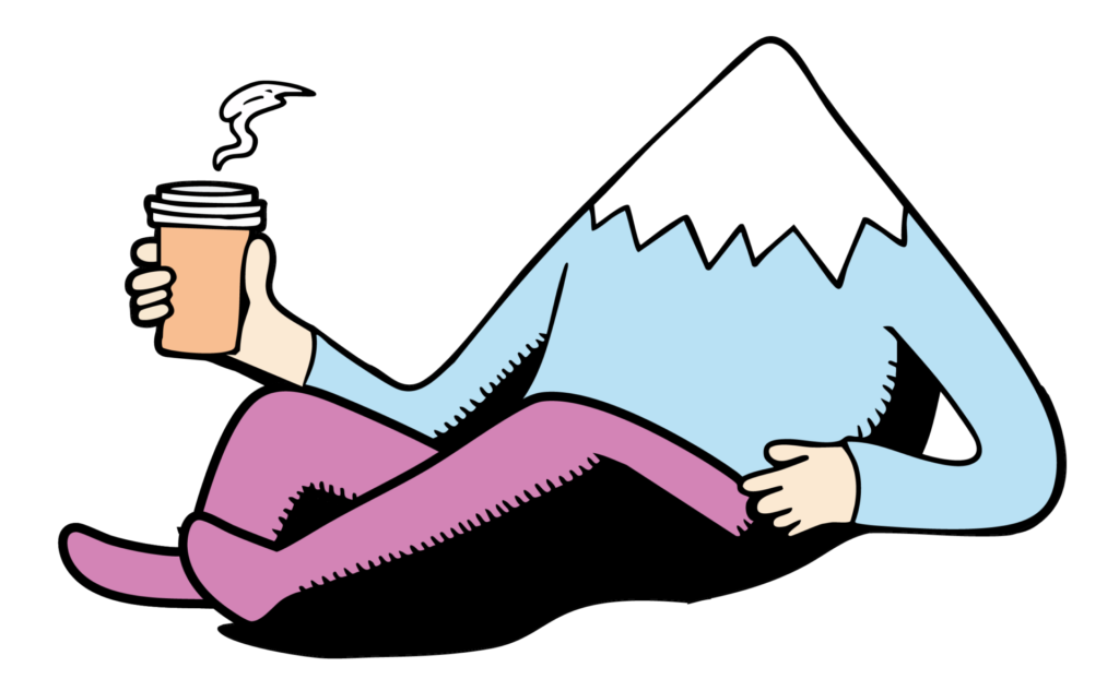 Personaje del café de especialidad Pindio Original