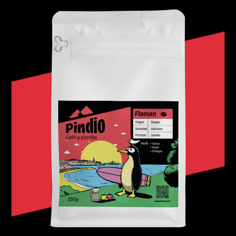 Café Pindio Flaman de origen Etiopía