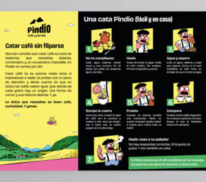 Folleto que explica como preparar tu propio café de especialidad en casa